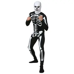 Plus Size Karate Kid Skeleton Suit Costume