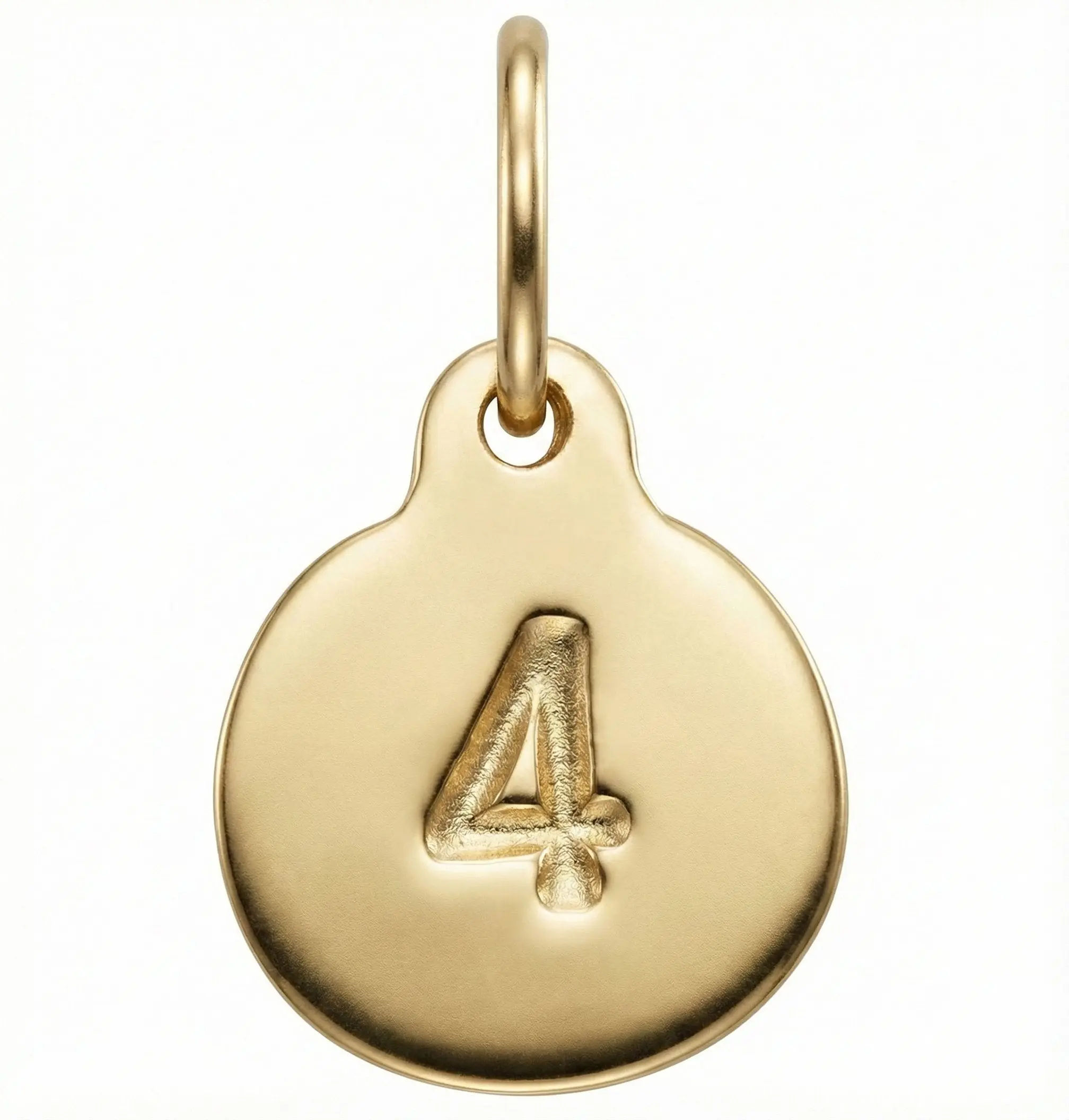 "4" Number Charm