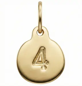 "4" Number Charm