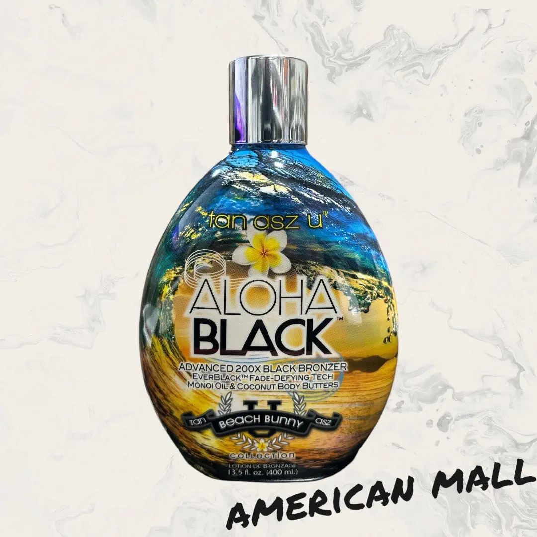 Tan Asz U ALOHA BLACK Advanced 200X Black Bronzer - 13.5 oz Coconut Oil