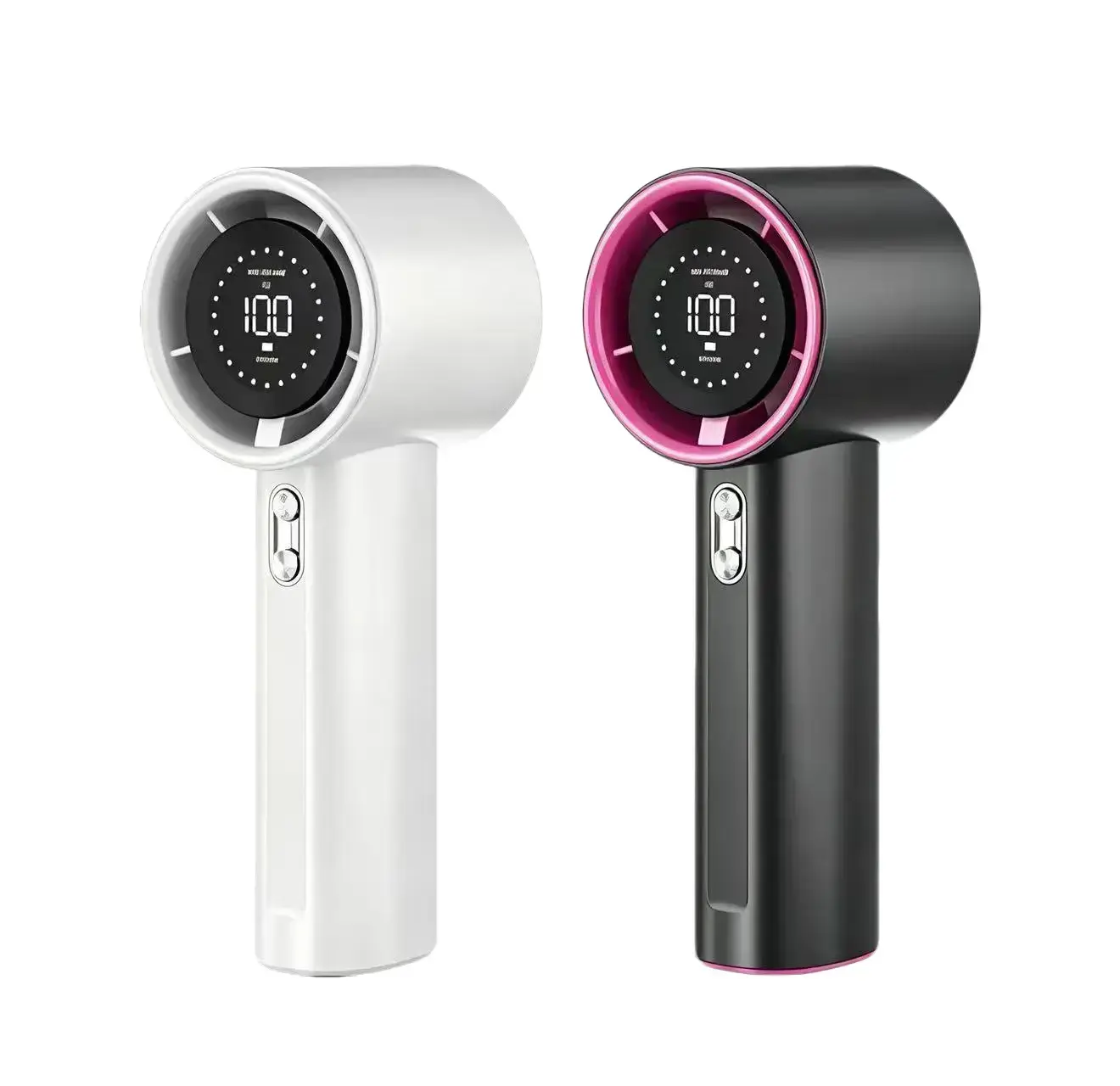 Portable Fan Rechargeable 12 Hours Battery Operated 100 Gear Speed Strong Airflow Handheld Fan Multifunctional Fans summer Lightweight