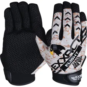 Exxact Sports Flight Baseball Batting Gloves Youth & Adult with Textured Leather Palm, Softball Batting Gloves for Women/Men (Desert Camo)