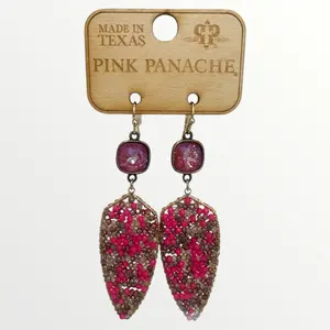 Pink Panche Fuchsia Earring
