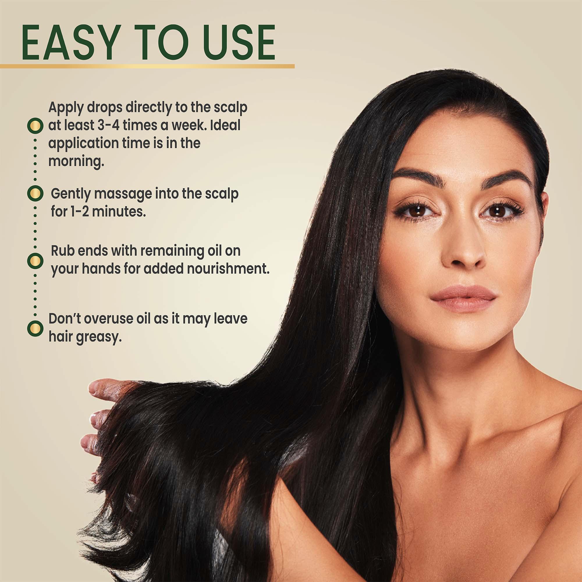AMVital Hair Oil Promotes Healthy Hair Growth Haircare Serum Nourishing Comfort Restore wild growth  green Moisturize Blend Smooth  Hydrate Daily Glossy Lightweight