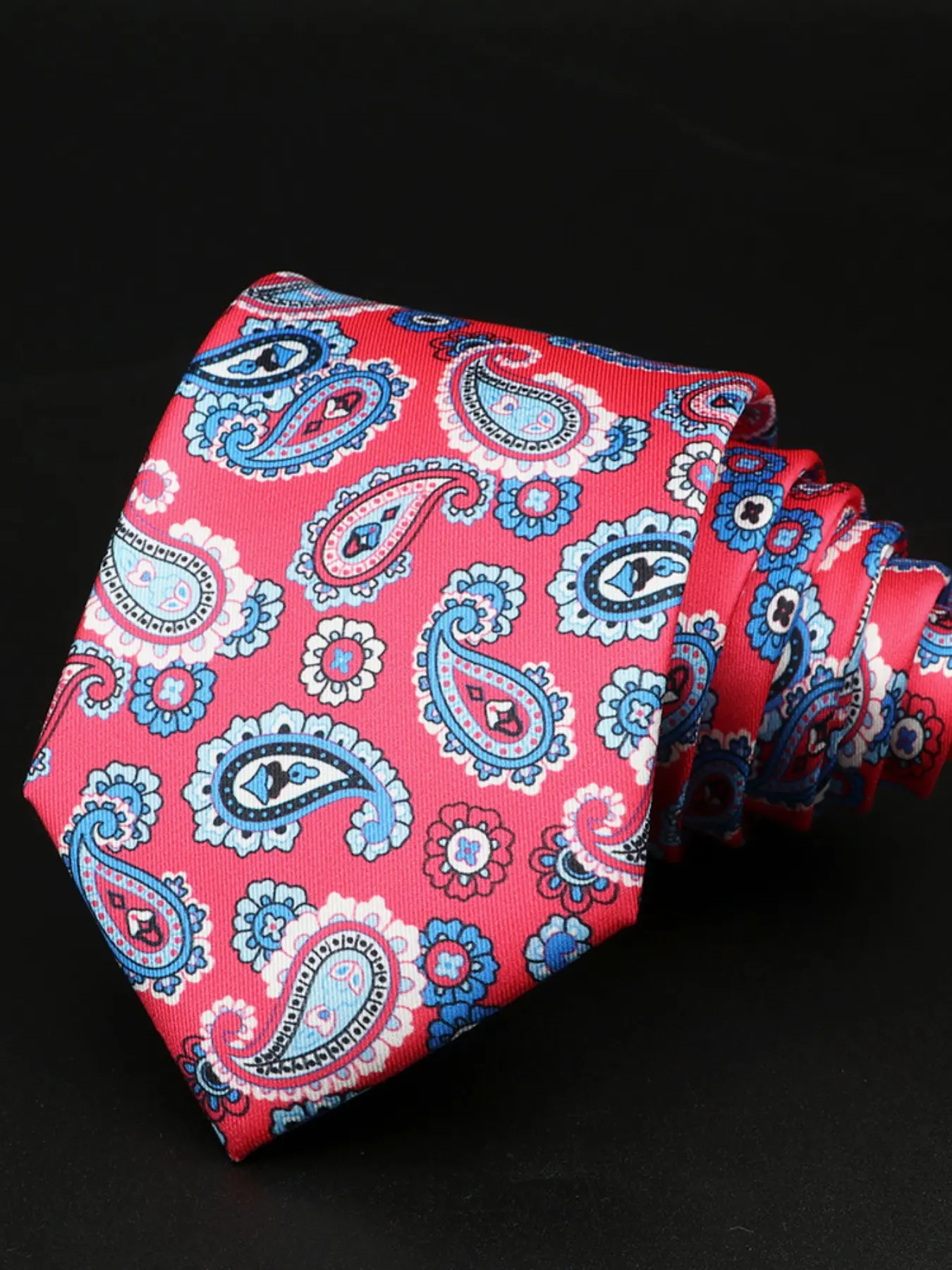 Men's Paisley Pattern Tie, Elegant Western Style Accessory, Perfect Gift for Wedding Party, Fashion Essential for All Seasons, Ethnic Pattern Tie, Casual Elegant Tie, Tie Design