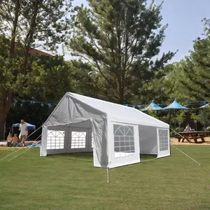 Marquee 20x20 Feet Outdoor Wedding Tent with Heavy Duty Canopy, Ideal for Parties, Backyard Use & Events Wall Design beach tent