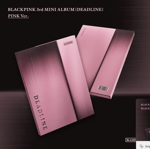 BLACKPINK [DEADLINE] 3rd Mini Album [Pink Ver.]