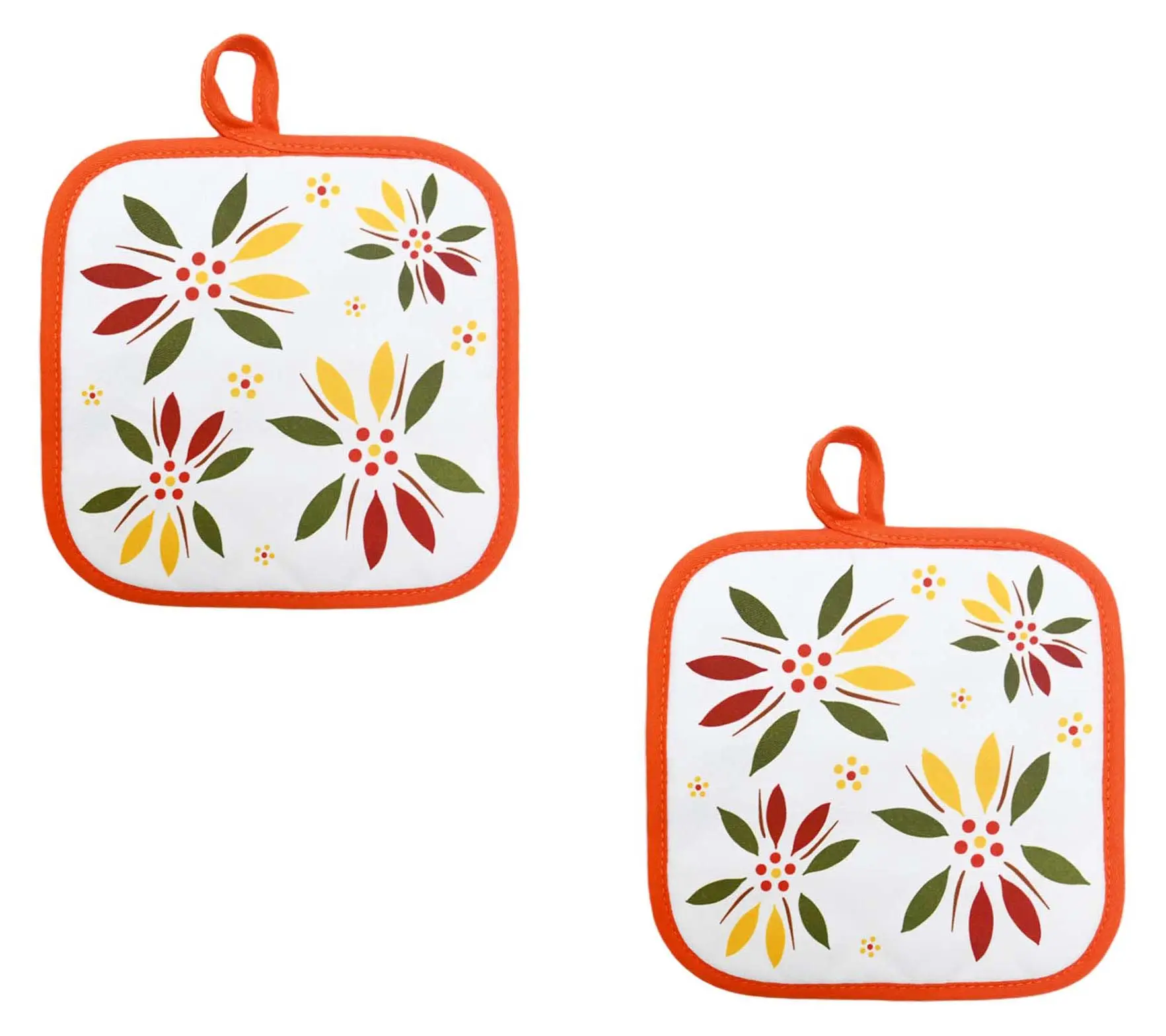 Temp-tations Seasonal Set of (2) 7"x7" Trivets