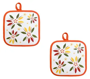 Temp-tations Seasonal Set of (2) 7"x7" Trivets