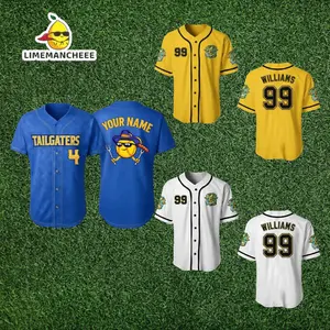 TailgatersBaseball Jersey, Custom Name & Number Jersey, White And Red Vintage Baseball Uniform, TailgatersFan Gift