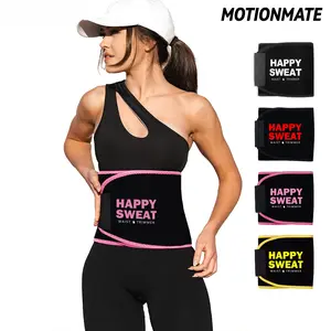Happy Sweat Waist Trainer Belt Multisport Adjustable Waist Shaper For Men & Women With Multisport Mask Gym Stuff