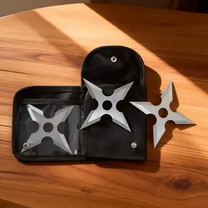 Silver Star Desk Decor Set – Collectible Display Piece with Storage Pouch, Desk Toy & Gift Idea