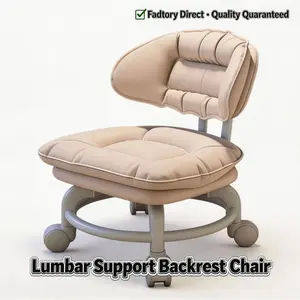 Comfortable Rotating Leisure Chair, Ergonomic Armrests, High Elastic Sponge Fill, Easy Clean Fabric, 360° Rotation, Simple Style, High Elasticity, Easy Cleaning, Rotating Feature