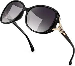 Women Oversized Polarized Sunglasses Ladies Large Shades Classic Fox Sunglasses B2730