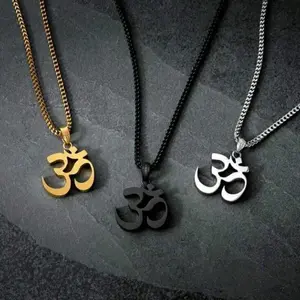 Om Sound Hindu Necklace for Meditative Prayer | Religious Symbolism Jewelry