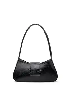 Vintage Bow Design Shoulder Bag, Elegant Women's Crossbody Purse for Dating Parties Daily Shopping Commuting, Textured Commuter Bag, All Seasons Use, Crossbody Clutch Purse, Fashion Crossbody Handbag