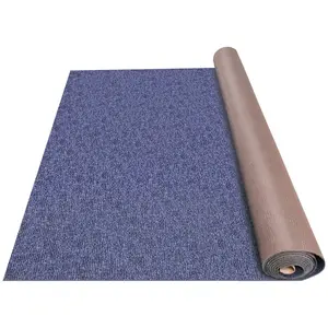 VEVOR Deep Blue Marine Carpet 6 ftx 23 ft Marine Carpeting Marine Grade Carpet for Boats with Waterproof Back Outdoor Rug for Patio Porch Deck Garage Outdoor Area Rug Runner Non-Slide Porch Rug