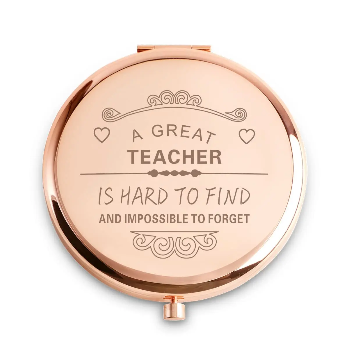 Teacher Gifts for Women, Personalized Compact Mirrors, End of Year Teacher Appreciation Gifts from Students