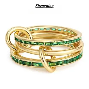 Gold Stackable Rings for Women Non Tarnish, Dainty  Rings, Silver Rose Gold Rings Set, Multi Ring Mixed Metals Stackable Ring Set for Women TikTokShopBlackFriday