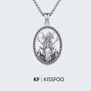 KISSFOO March Goddess  Necklace Women’s Faith Protection Accessory