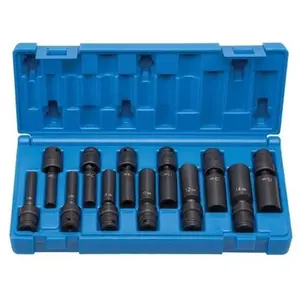 Grey Pneumatic  0.25 in. Drive Standard Length Magnetic Universal Set