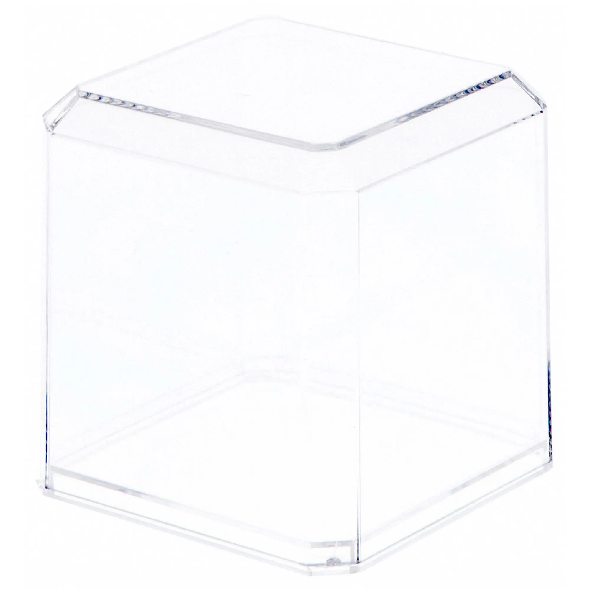 Pioneer Plastics Clear Plastic Baseball Display Cases, 3" W x 3" D x 3" H