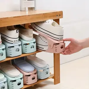Viral Adjustable Shoe Slots Organizer - Double-Layer Space-Saving Shoe Racks