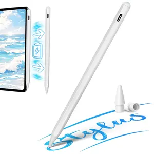 Stylus Pen for iPad 10th/9th Generation, Pencil for iPad Air 4th/5th/M2/M3, iPad mini 6th/7th, iPad Pro 11"/12.9"/13" M4, Magnetic Palm Rejection Stylus Pen for iPad 6/7/8/9/10/A16, Touch Stylus Pen