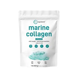 Micro Ingredients Marine Collagen Protein Powder, 37 Servings Per Pack