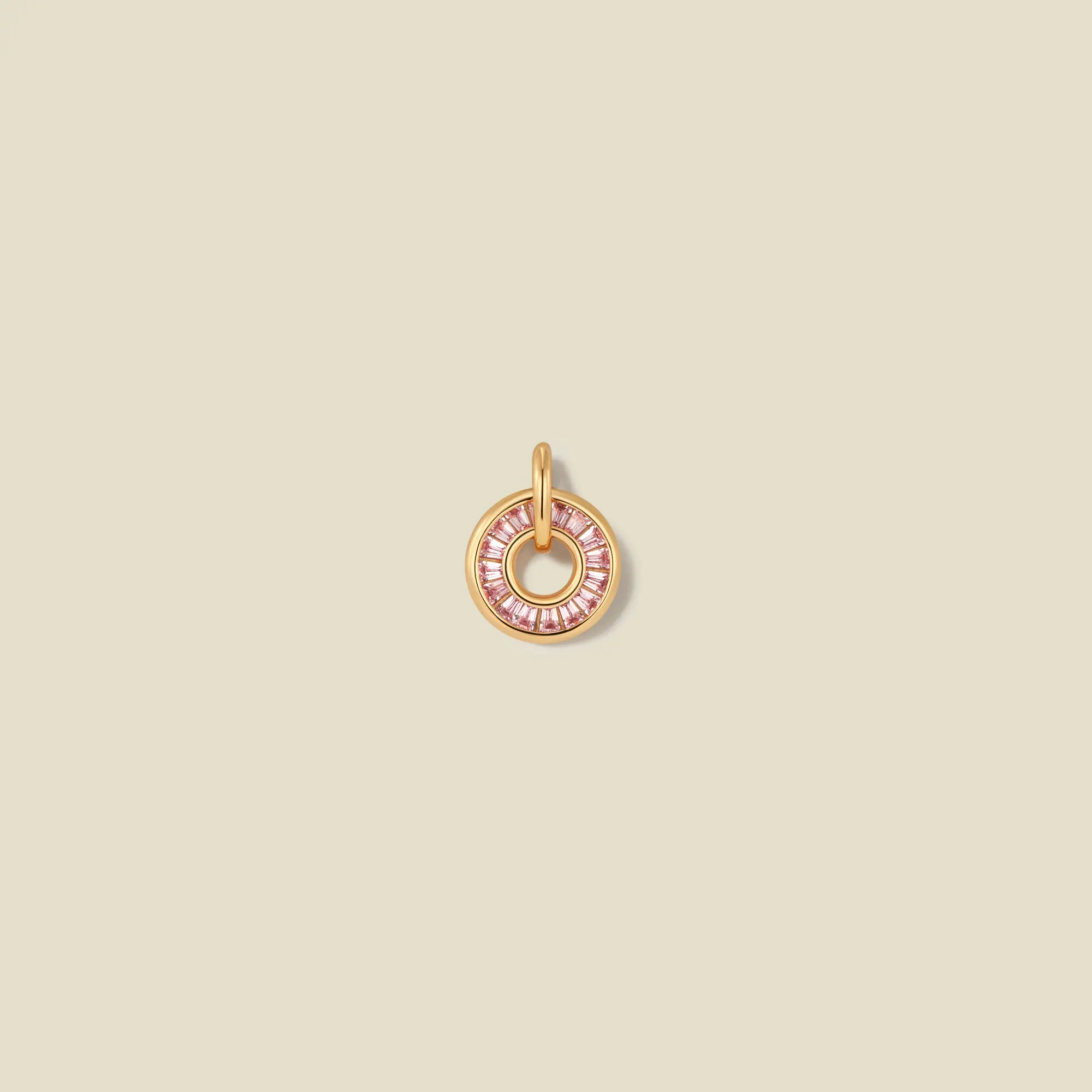 October Baguette Birthstone Charm