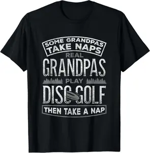 100% Cotton Funny Disc Golf Grandpa Fathers Day Disc Golfing T-Shirt Menswear Top Casual Tshirt Streetwear country concert outfits casual outfits women vintage graphic tees shirts women Distressed Big shirts women women's graphic tees Crewneck Shortsleeve