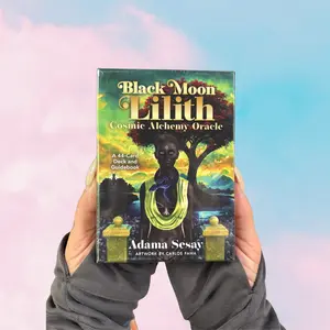 Black Moon Lilith Cosmic Alchemy Oracle by Adama Sesay - A 44-Card Deck & Guidebook with Artwork by Carlos Fama