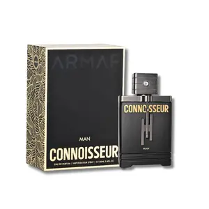 Armaf Connoisseur Man Eau De Parfum Spray, 3.4 fl oz, Long-Lasting Fruity Musk Aromatic Amberwood Unisex Fragrance for Men