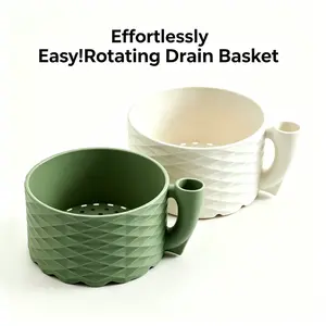 Vortex Berry Washer – Must-Have Fruit Cleaner for Your Kitchen. Features a compact basket, smooth drain, and dishwasher-safe design. Cleans strawberries without squishing. Available in a convenient combo pack.