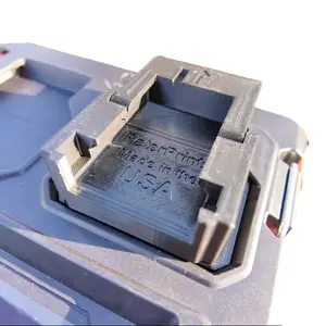 Self-Locking M18 Battery Mount Compatible with Milwaukee Packout