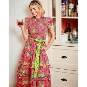 Bagheera - Ready to Ruffle Dress - Hot Pink