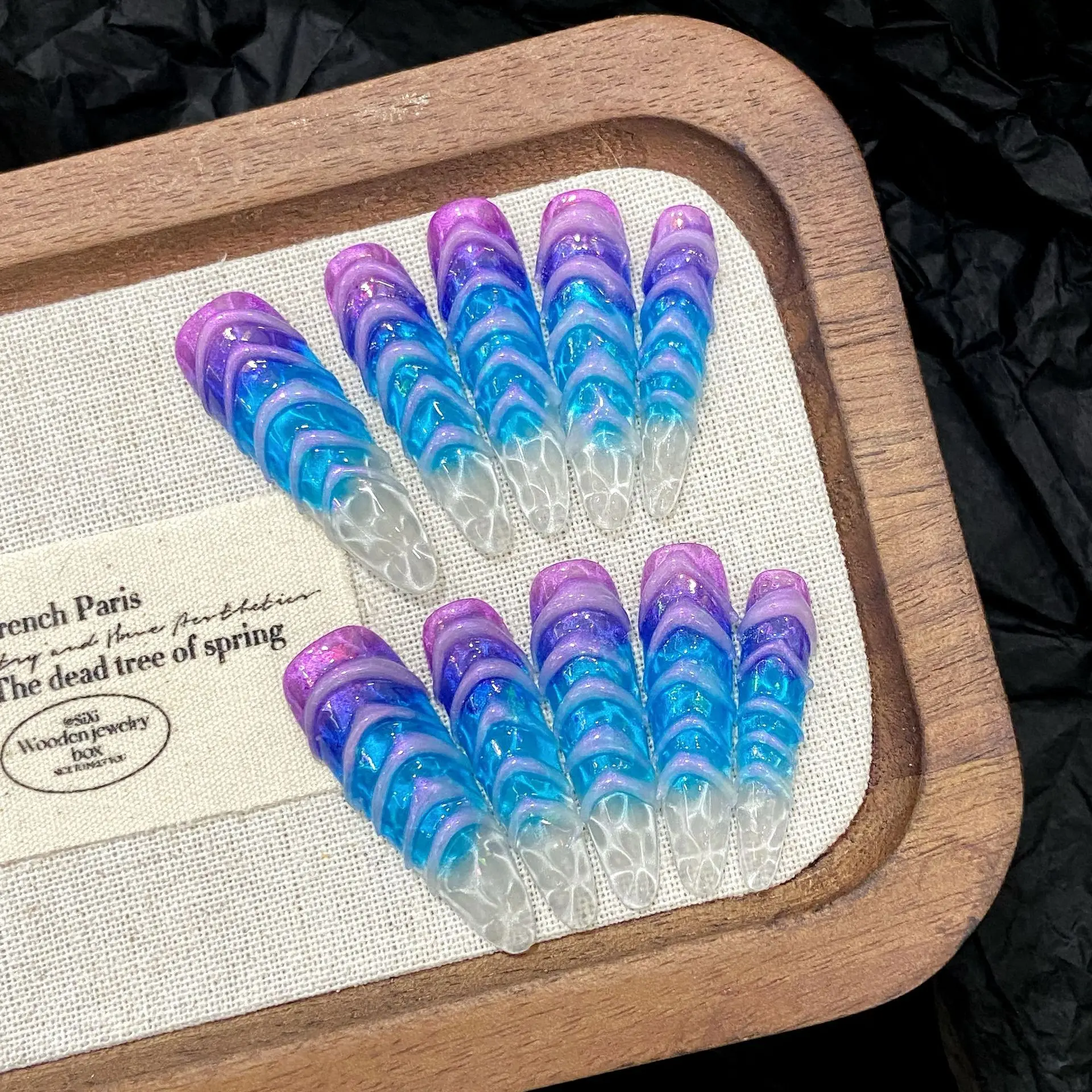 YR 2026 Collection Handmade Press On Nails (20 Sets, $20) - Selectable Sizes, Random Lengths & Styles, Glitter Butterfly Nail Art Designs, Long-Lasting Reusable Fakes, Ideal Gift for Women, Nail Art Design