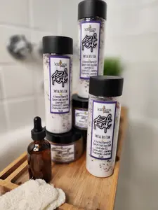 Bath Sets: RUTH (Loyal Lavender) - Lavender Self Care Kit