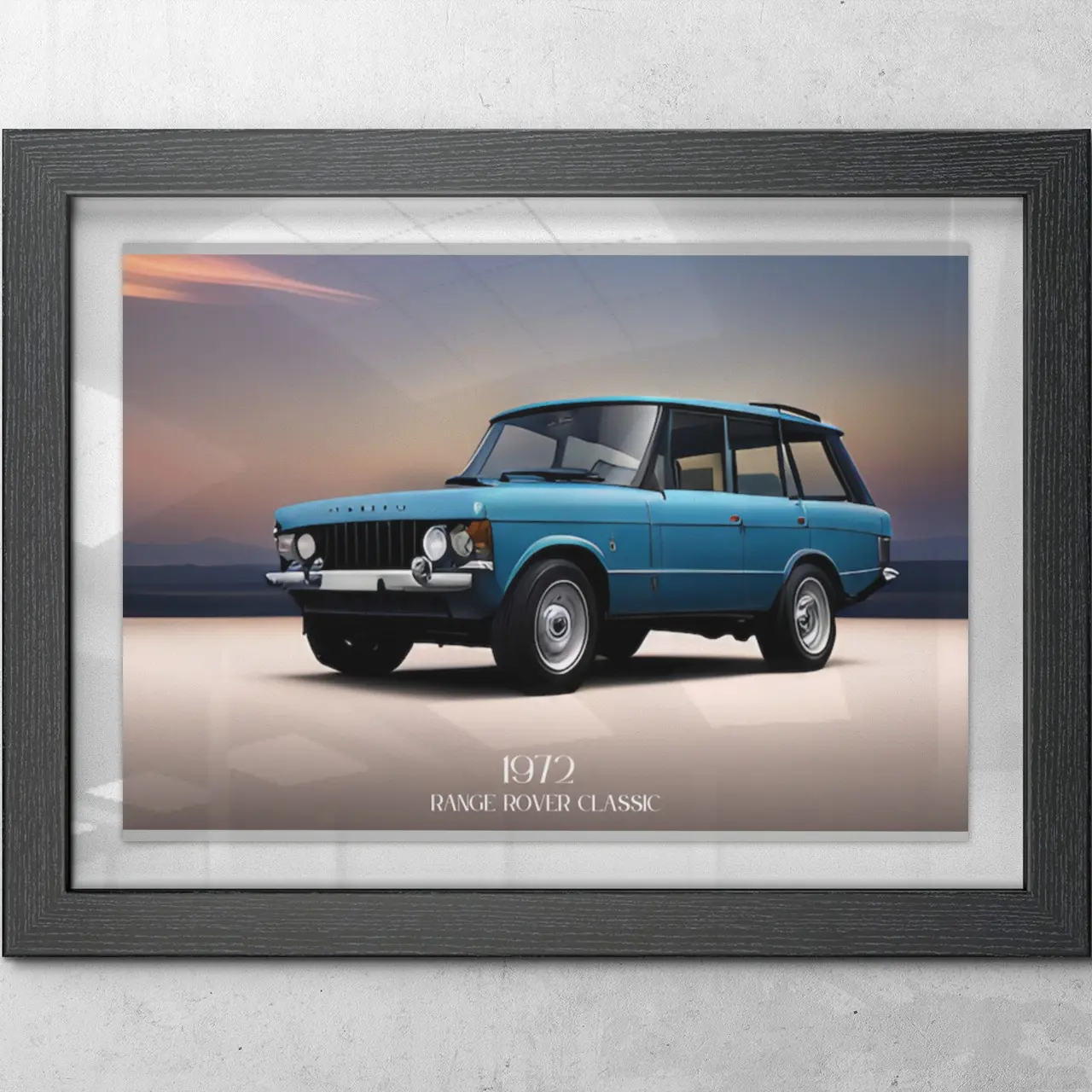 1972 Range Rover Classic Car Poster Decor Prop Ornaments Print Artistic Wall Photo Decoration Room
