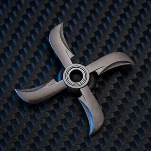 Anime Mech Fidget Spinner • Metallic Alloy Hand Gyro Action Figure Replica • High-Speed Smooth Spin Quiet Office EDC Desk Toy Gift
