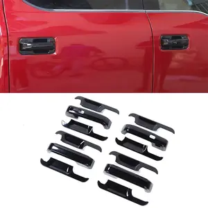 For 2015-2020 Ford F150 Door Handle Shell & Bowl Cover Trim Bezels ABS Carbon Fiber Car Exterior Accessories UV Resistant Auto Parts - Automotive