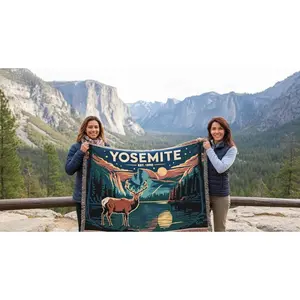 Personalized "Yosemite National Park" Woven Blanket