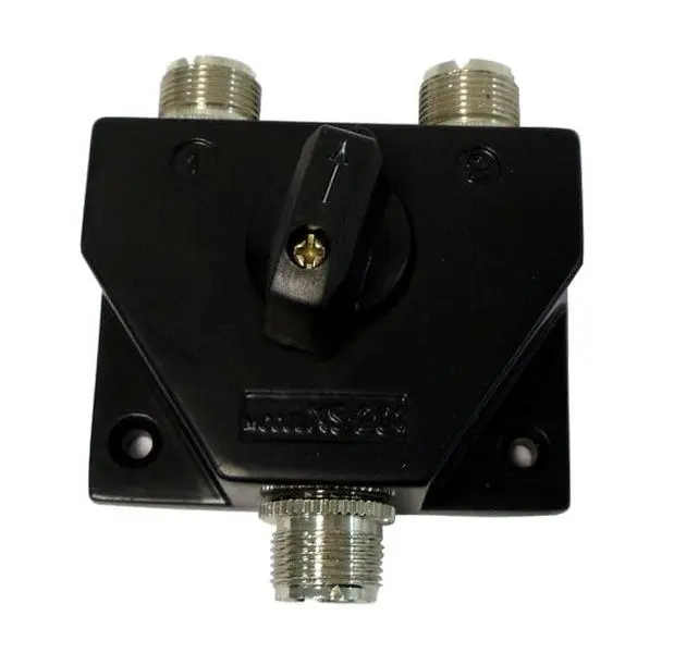 212 MAIN Professional 2-Position Antenna Switch, Ideal for Antenna Connection in Boating Water Sports, Top Quality, Two-Position Switch