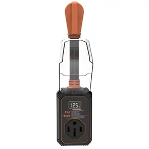 50 Amp RV Surge Protector 18000 Joules Smart Circuit Analyzer Waterproof Power Guard with LED Display, Voltage & Temperature Protection, IP67 Waterproof