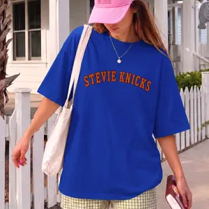 Stevie Knicks Shirt, Viral Vintage Basketball Tee, Retro NYC Graphic Shirt, Celebrity Inspired Game Day Tee 9LGGN