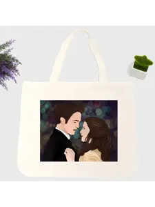 Edward Cullen Bella Twilight Robert Pattinson New Female Handbags Hot Selling Fashion Tote Ladies Bag Reusable Shopping Bags