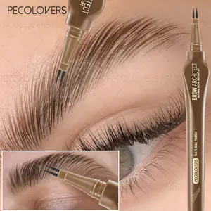 1pc Two-pronged Water Eyebrow Pencil, Liquid Eyebrow Pencil, Smudge-Proof, Various Color Options, Eyebrow Filling, Durable And Natural End, Eyebrow Product