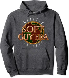 Melanated Soft Guy Era - Drizzle Drizzle King Pullover Hoodie - Liliaaguir Shop 62B0D1RJVTTW