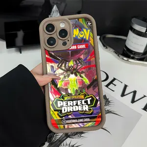 Pokémon Card Montage Phone Case TPU Shockproof Outdoor Cover for iPhone 17 Air 17 Pro 16 Pro 15 Pro Max 14 Plus 13 Pro 12 11 Pro XS Max X XR