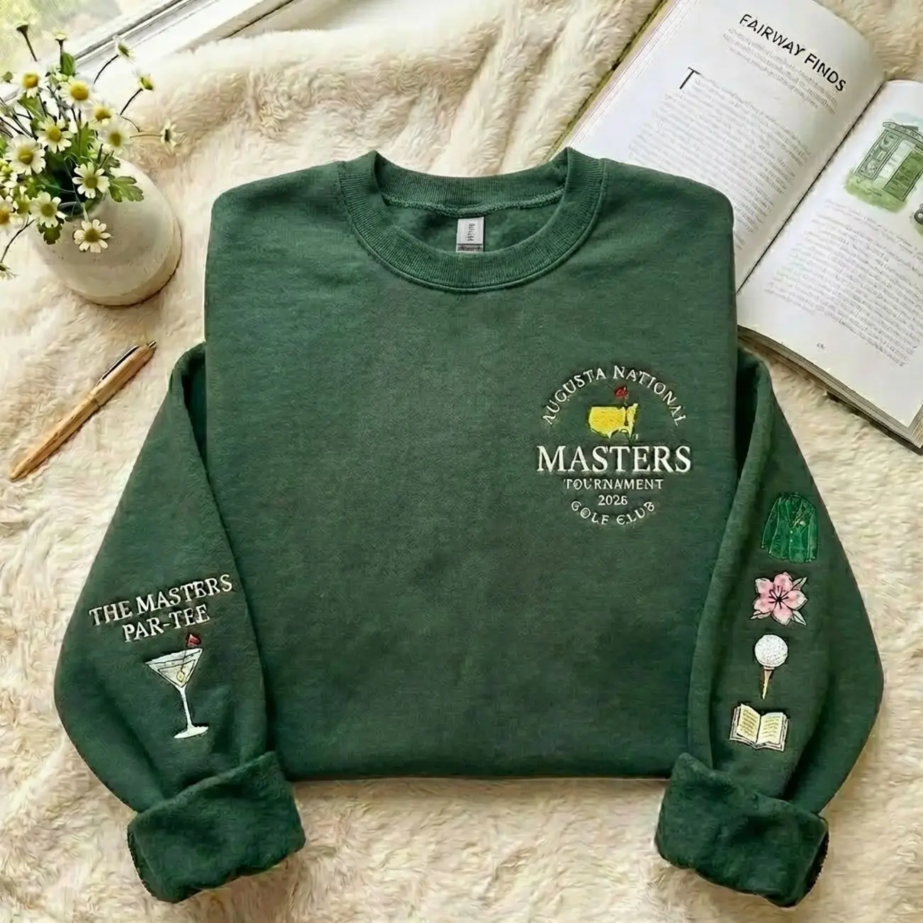 Masters Tournament 2026 Augusta Print Sweatshirt, Golf Tradition Apparel
